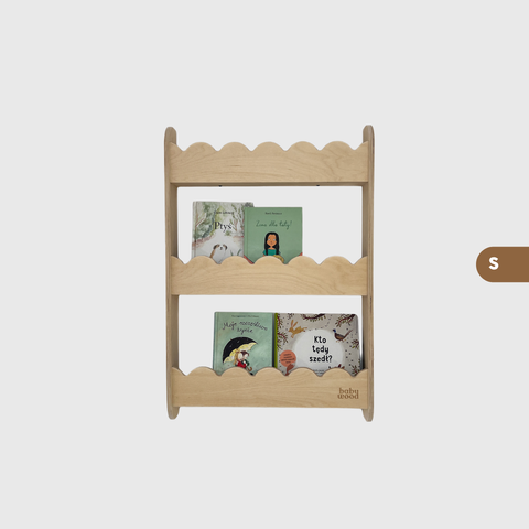Hanging bookshelf S-M-L | 2 colors