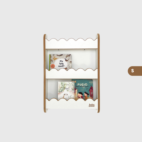 Hanging bookshelf S-M-L | 2 colors