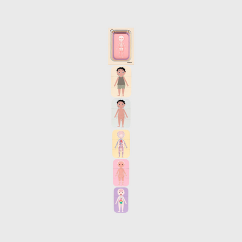 Multi-layer puzzle - boy