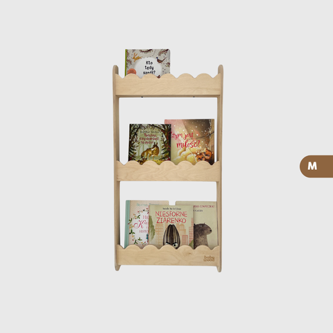 Hanging bookshelf S-M-L | 2 colors