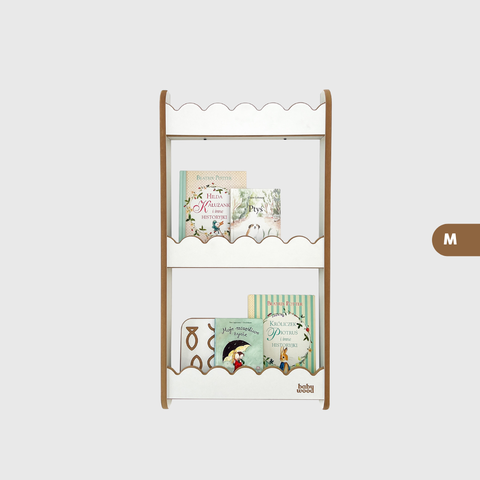 Hanging bookshelf S-M-L | 2 colors