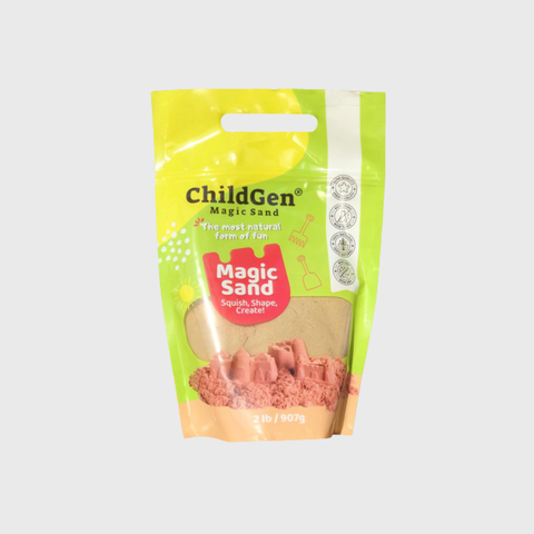 Kinetinis smėlis sensorinėms veikloms - natūrali spalva