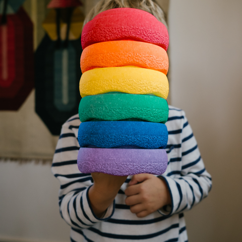 Stapelstein Mini Stones - Rainbow Set
