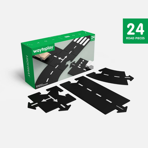WayToPlay car road - 24 pieces