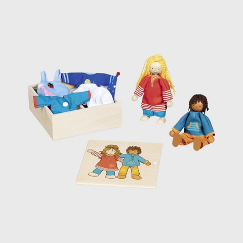Flexible dolls + clothes