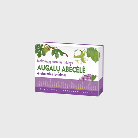 Mokomosios kortelės - Augalų abėcėlė