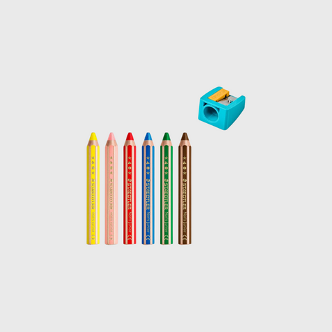Thick 3-in-1 pencils