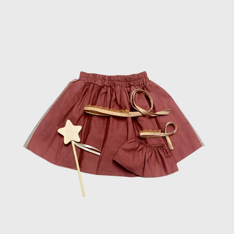 For girls + Minikane doll 34-36 set | Red