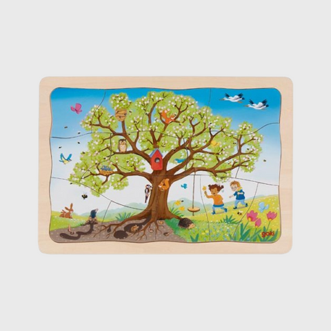 Multi-layered puzzle - seasons of the year