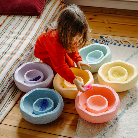 Stapelstein Mini Stones - Rainbow Set