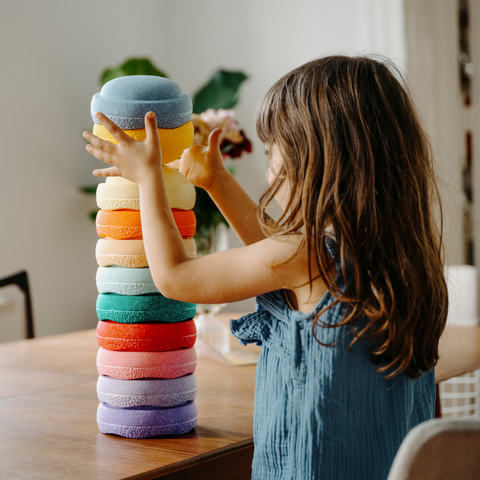 Stapelstein Mini Stones - Rainbow Set