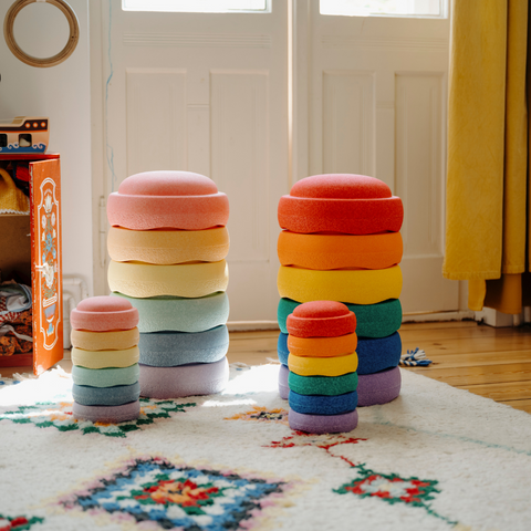 Stapelstein Mini Stones - Rainbow Set