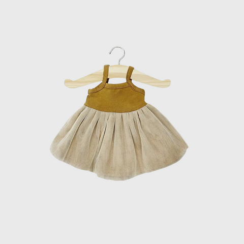 Minikane 34-37 cm. rūbai - suknelė su tiuliu
