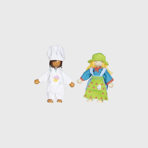 Flexible dolls + clothes
