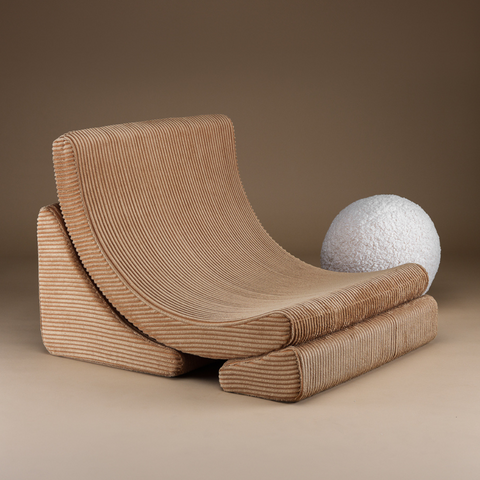 Wigiwama curved armchair - 6 colors