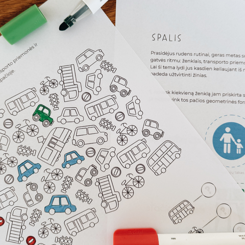 Activity set - SAFE ON THE ROAD
