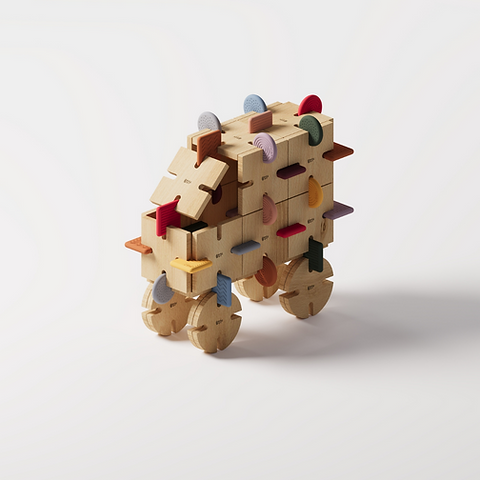 Bavvic construction set | 128 pieces