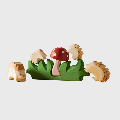 Grass with mushroom