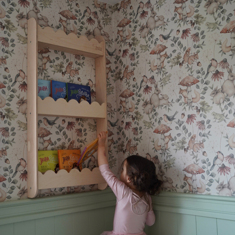 Hanging bookshelf S-M-L | 2 colors