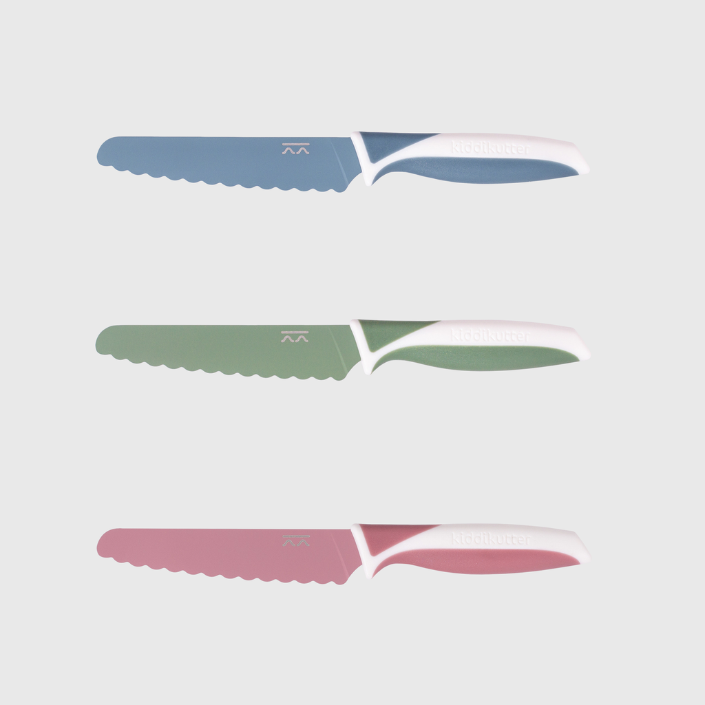 Saugus vaikiškas peilis Kiddikutter - spalvotas dovanos nuotrauka