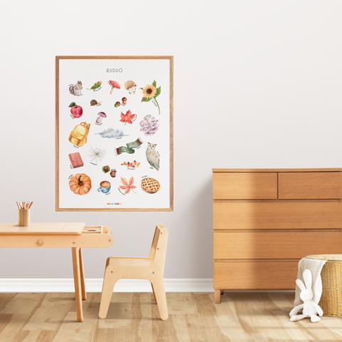 Autumn - poster on canvas