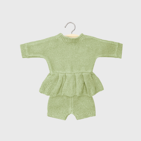 Minikane + Minikane Baby clothes - knitted set, green