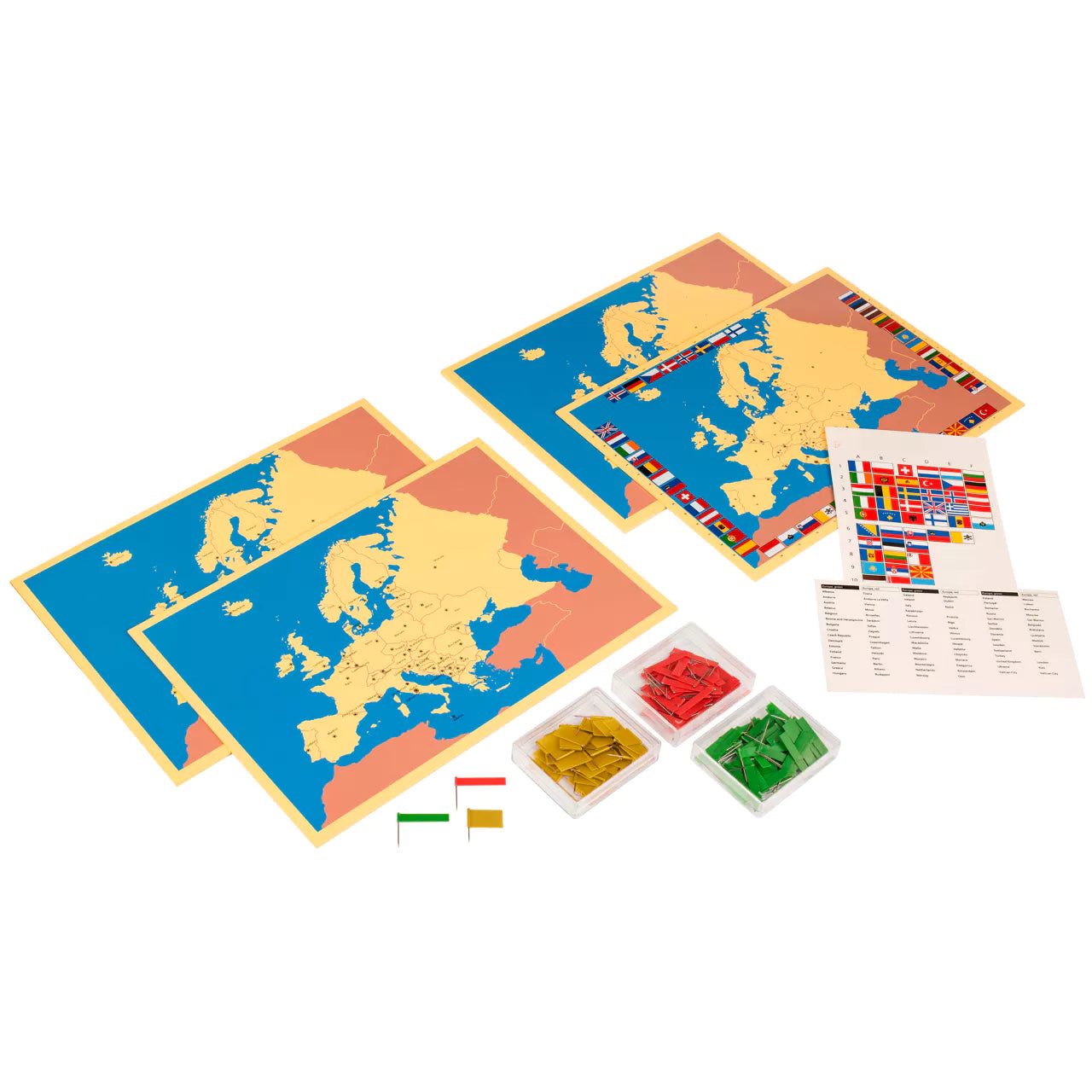 Vėliavų žemėlapiai: Europa