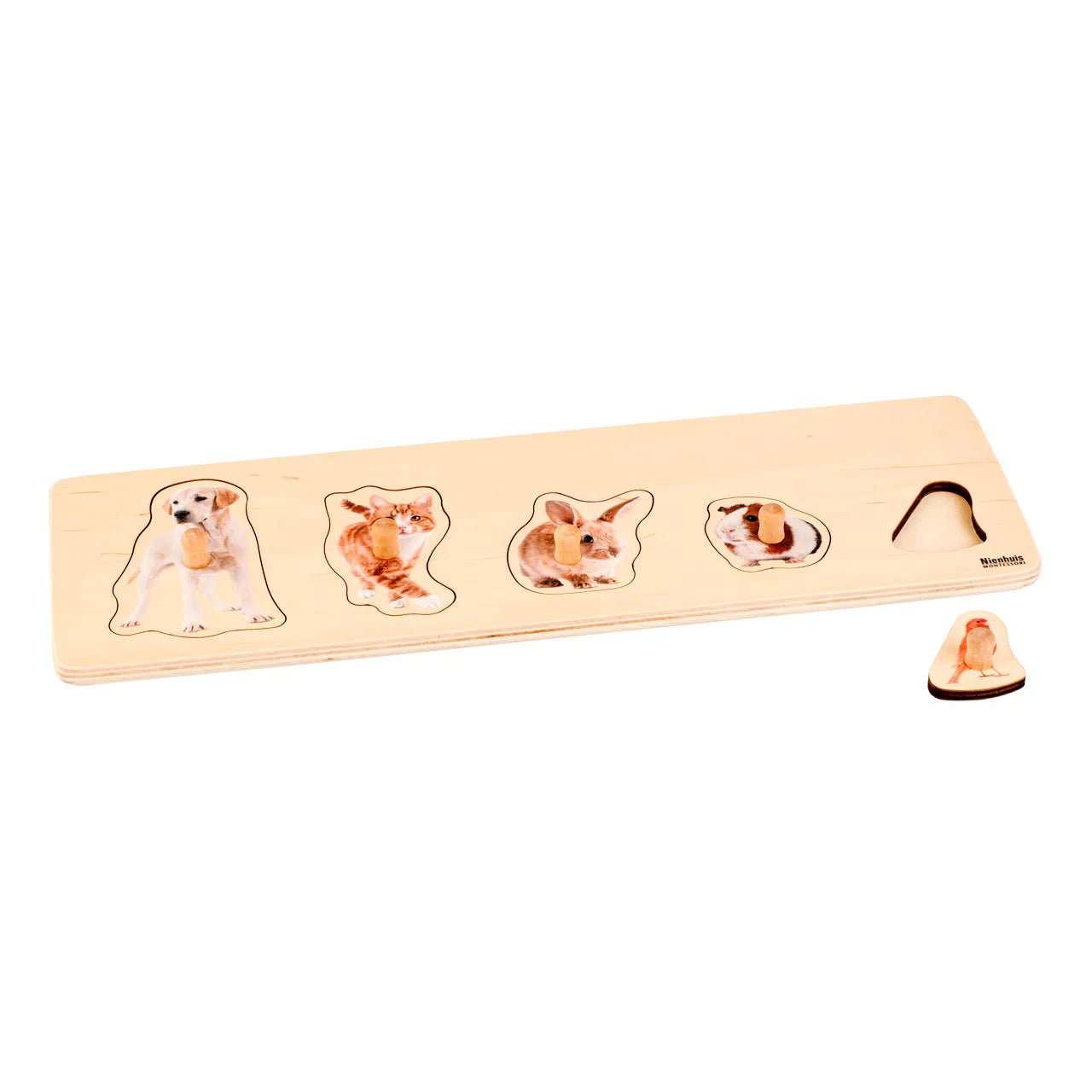 Montessori dėlionė: 5 augintiniai
