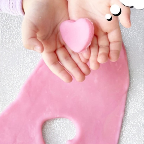 Natūralaus plastilino rinkinys - 6 pastelinės spalvos