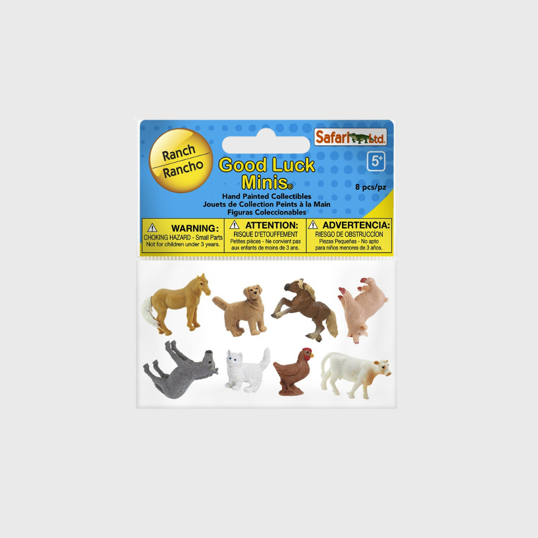 MINI Figūrėlių rinkinys - 8 ūkio gyvūnai