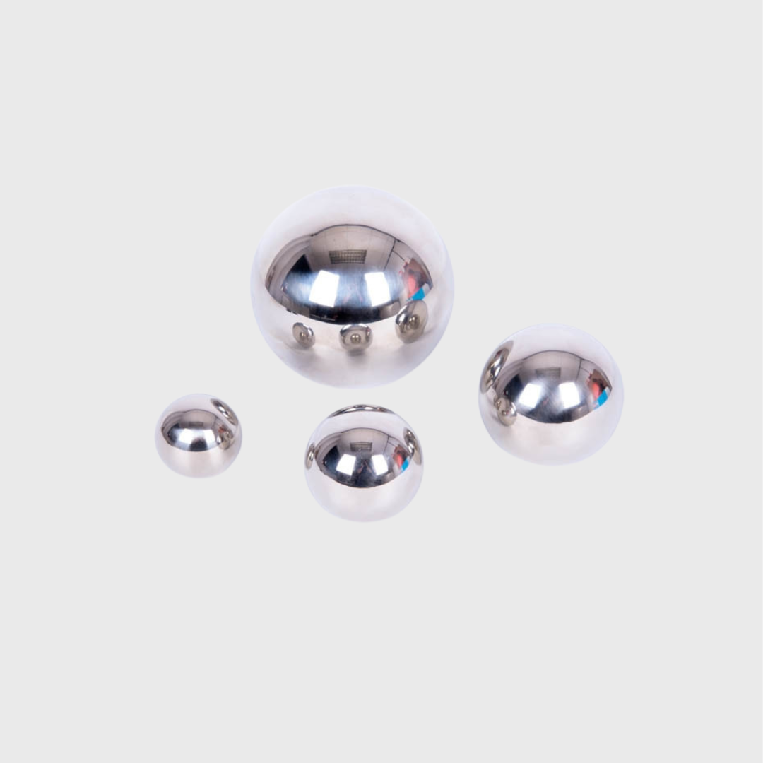 Veidrodinių rutulių rinkinys (4 dydžiai)