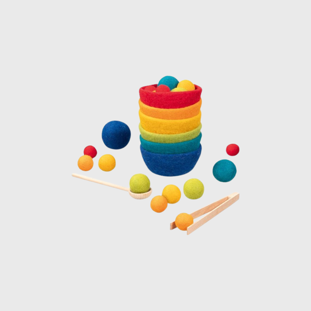 Spalvų rūšiavimo ir smulkiosios motorikos žaidimas