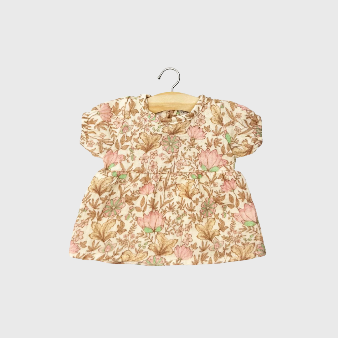 Minikane Baby clothes - pink dress with hat