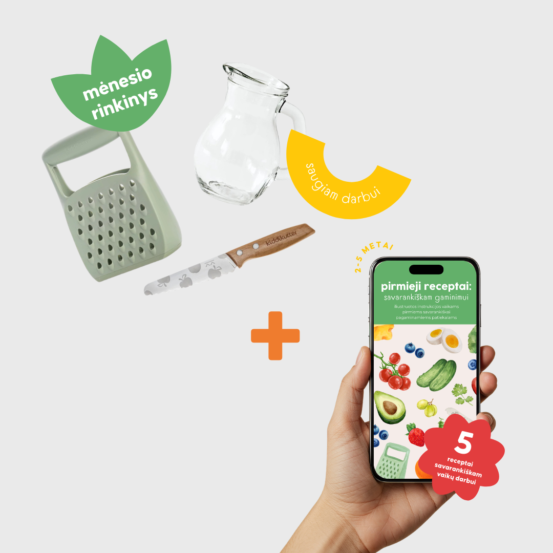 Rinkinys savarankiškumui virtuvėje