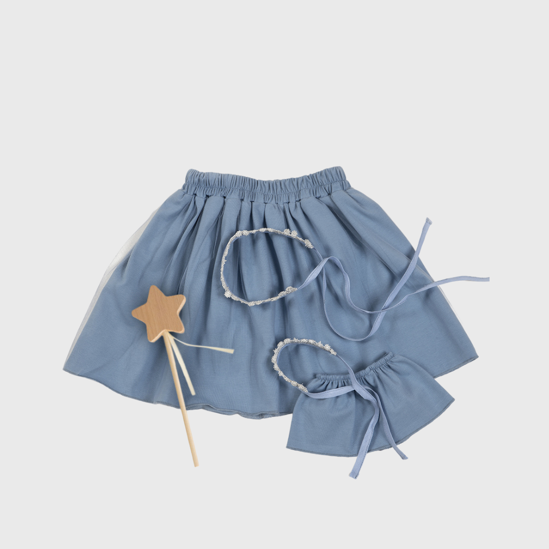 For girls + Minikane doll 34-36 set | Blue