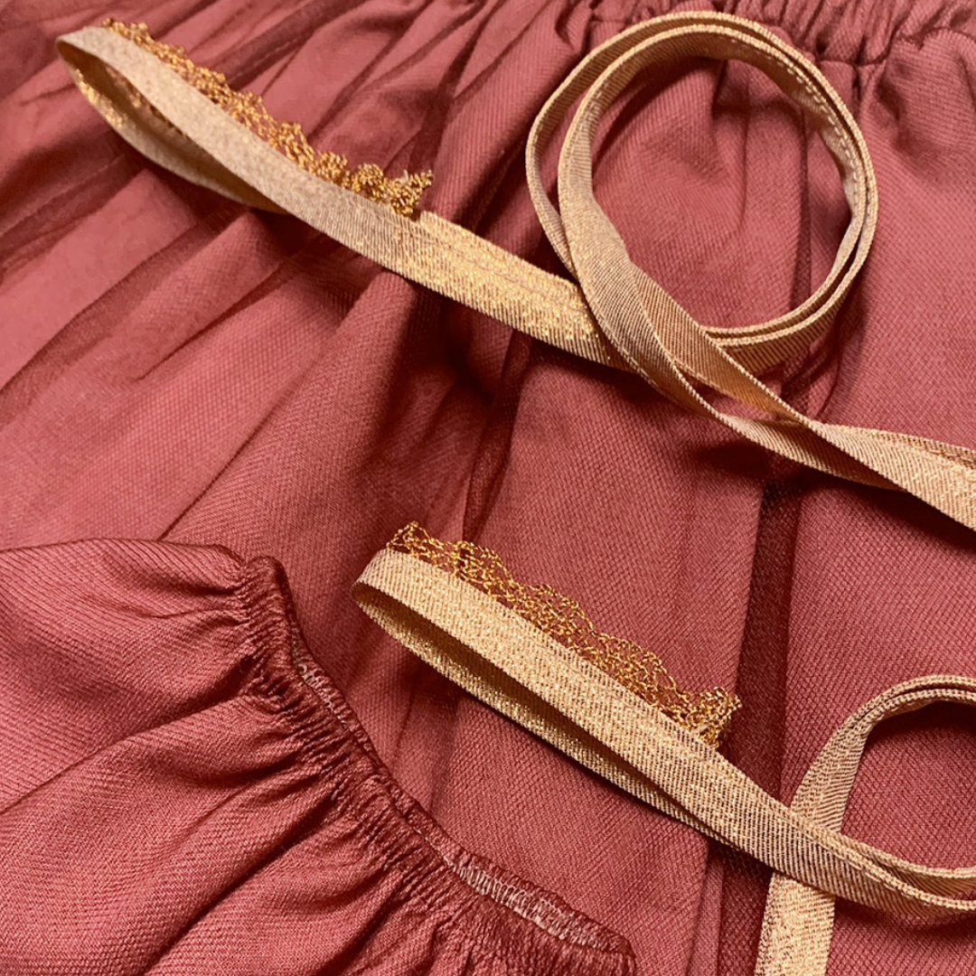 For girls + Minikane doll 34-36 set | Red