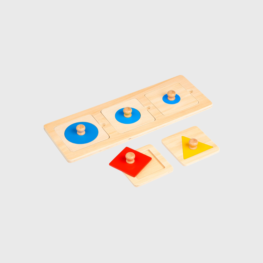 Geometrinių figūrų dėlionė 2in1