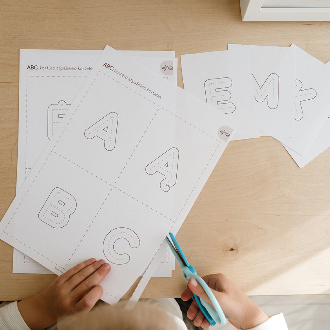 Užduotėlių rinkinys - ABC kontūrai
