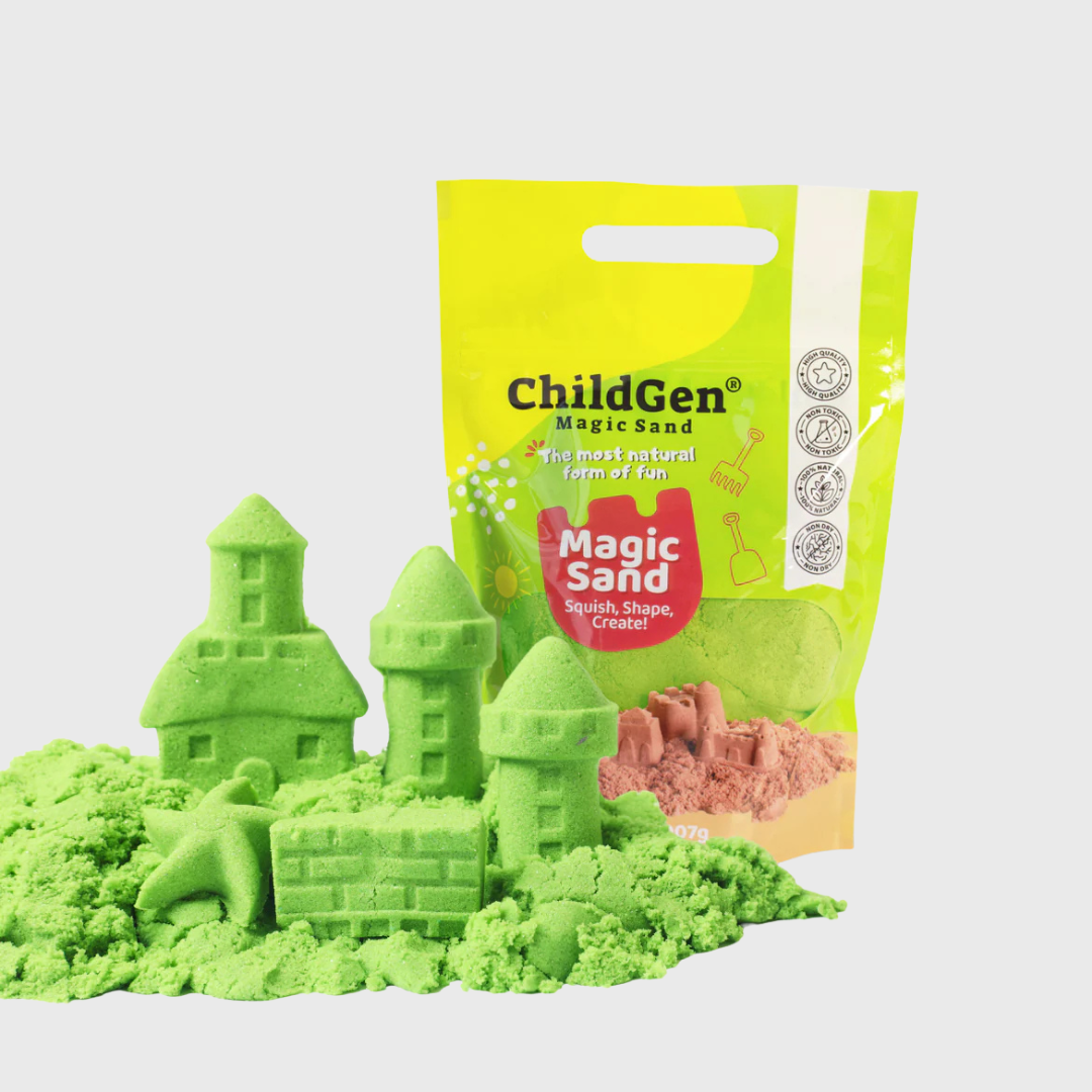 Kinetinis smėlis sensorinėms veikloms - 4 spalvos