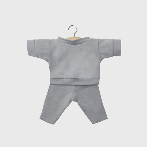 PRESALE Minikane Baby rūbai - dviejų dalių kostiumėlis pilkas