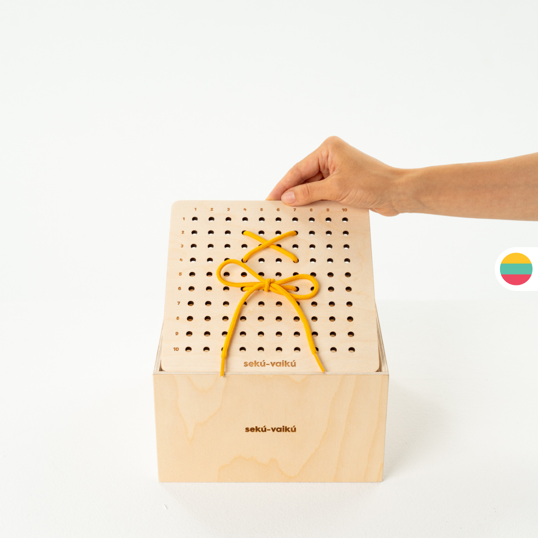 Šimtaskylė lentelė | papildymas mažylio įgūdžių dėžutei