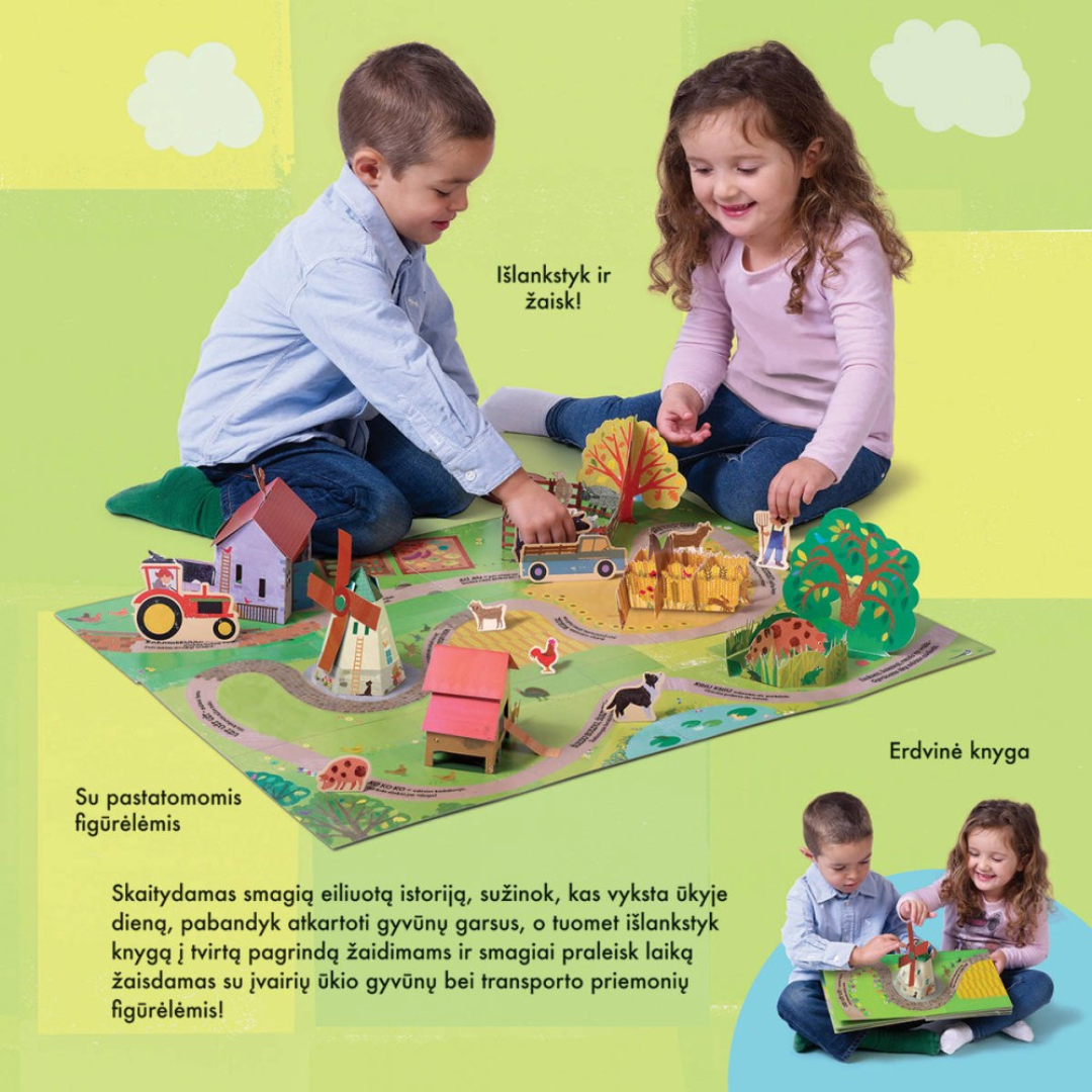 Interaktyvi knyga - Diena ūkyje