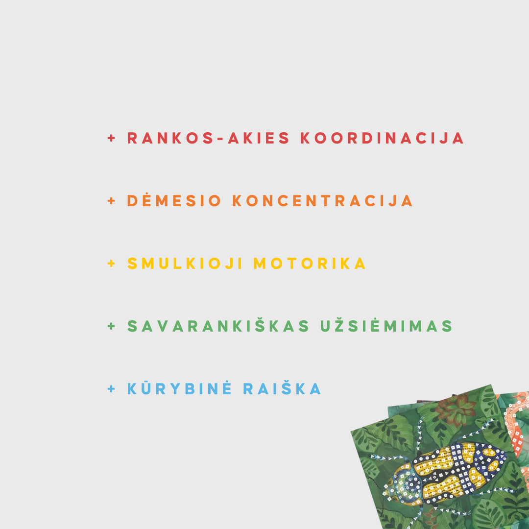 Kūrybinis mozaikos rinkinys | Tropikai