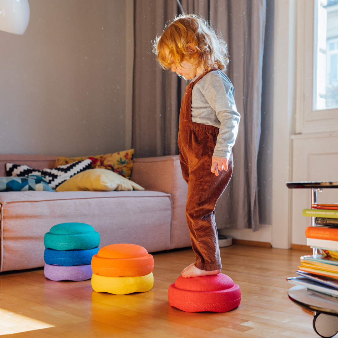 Stapelstein Rainbow Set classic - balansavimo akmenukų rinkinys