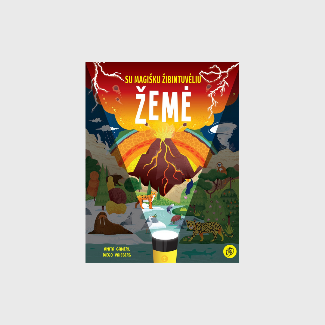 Žemė | Knyga su magišku žibintuvėliu