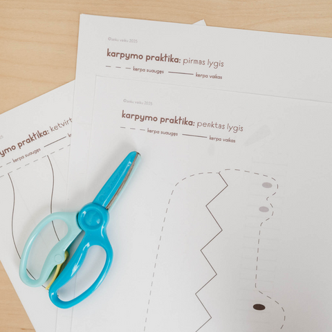 Užduotėlių rinkinys - Karpymo praktika