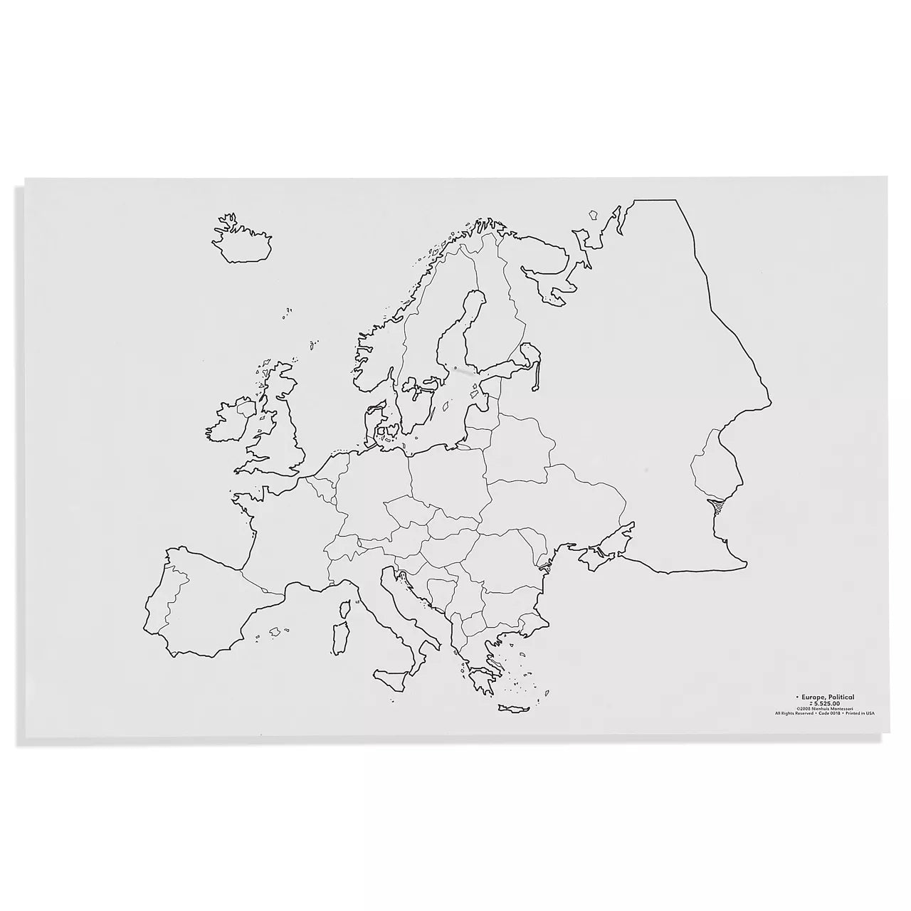 Europa: politinis (50 vnt.)