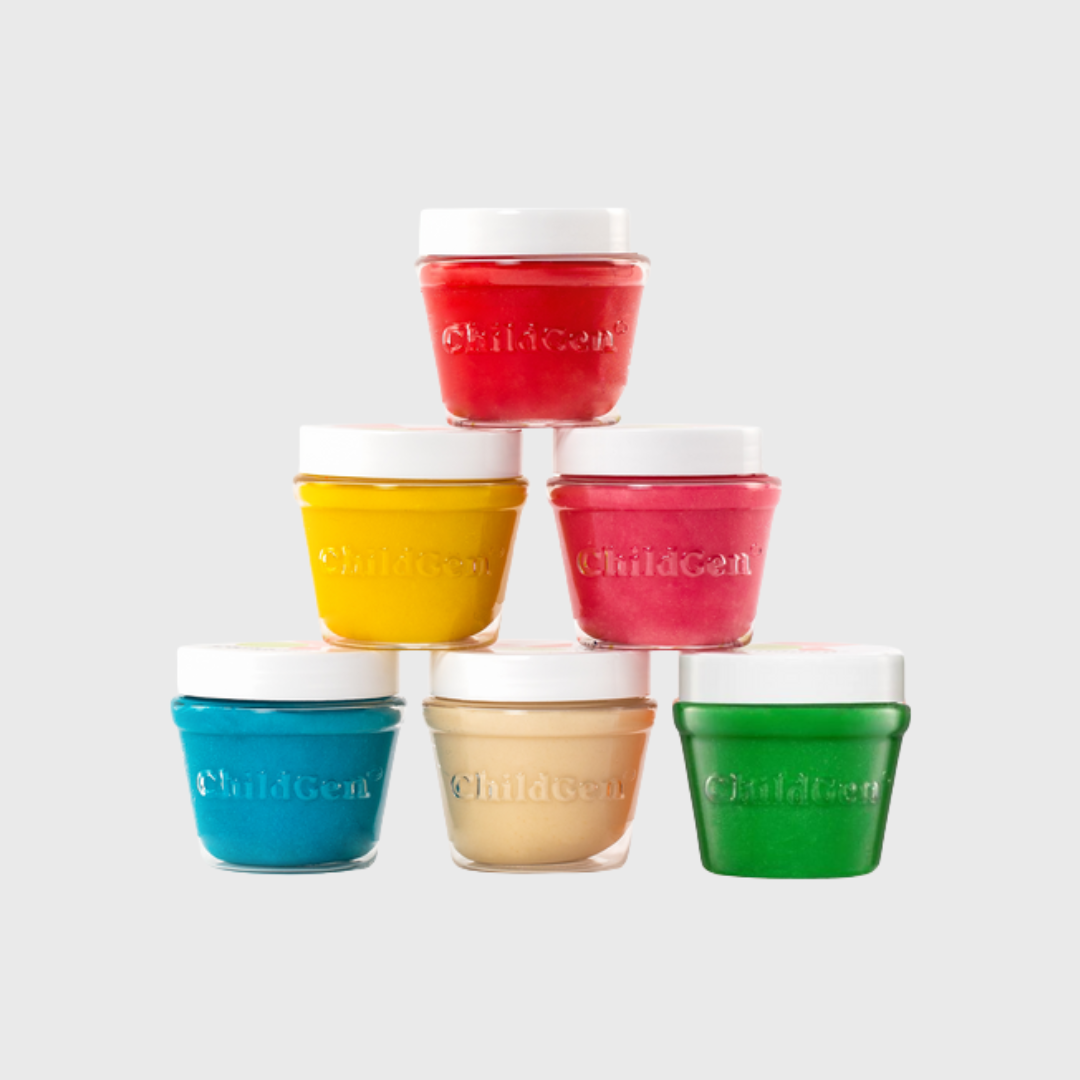 Natūralaus plastilino rinkinys - 6 spalvos