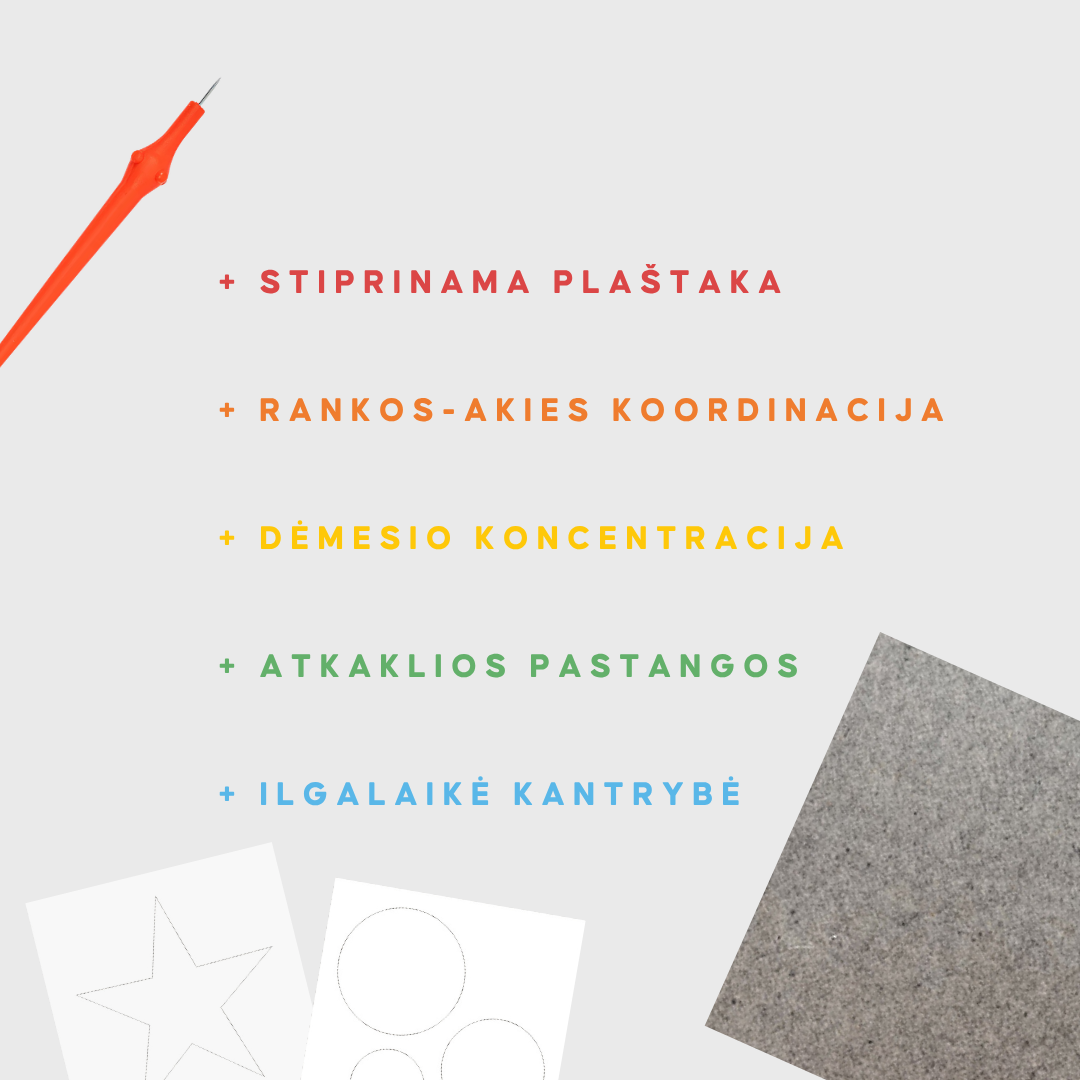 Bakstymo rinkinys | Priemonės + užduotėlės