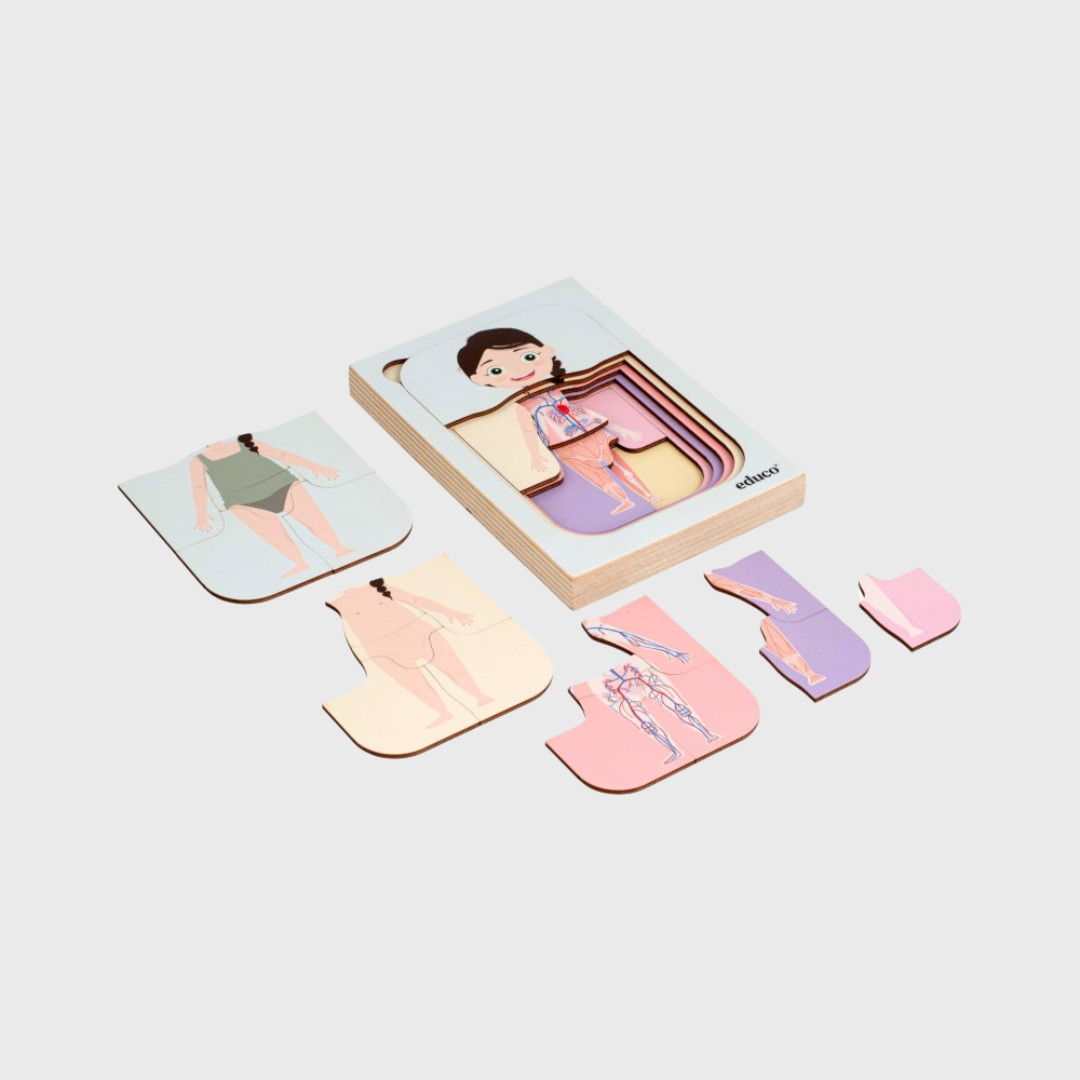 Daugiasluoksnė dėlionė - mergaitė